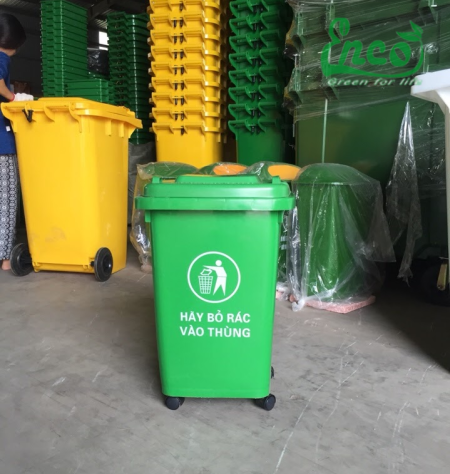 Thùng rác nhựa HDPE 60L