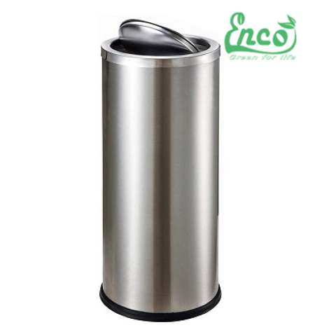 Thùng rác Inox nắp lật A35-F