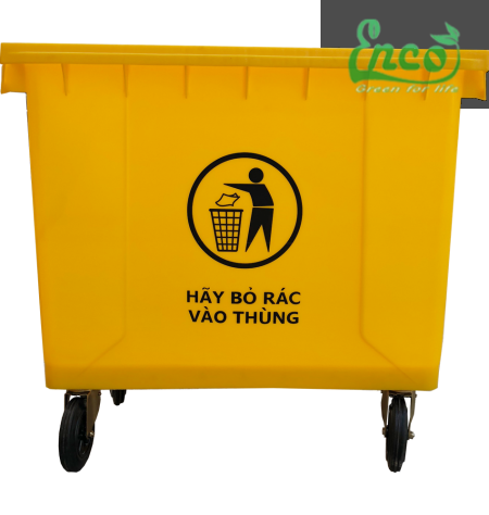 Thùng rác y tế 660L