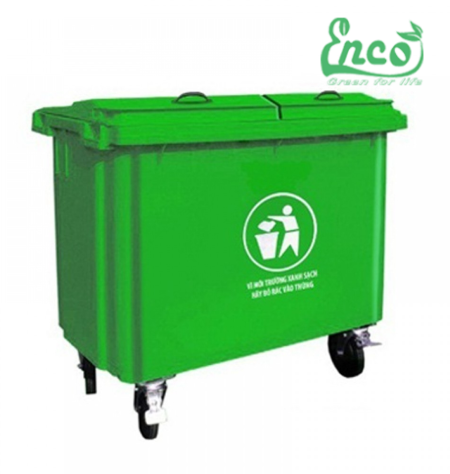 Thùng rác composite 660L