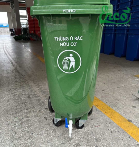 THÙNG RÁC Ủ PHÂN NHỰA HDPE 120L